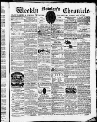 cover page of Nowlen's Weekly Chronicle published on June 18, 1859