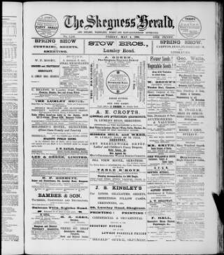 cover page of Skegness Herald published on May 4, 1906
