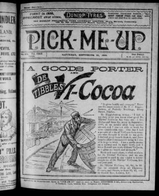 cover page of Pick-me-up published on September 23, 1899