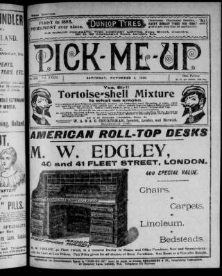 cover page of Pick-me-up published on November 4, 1899