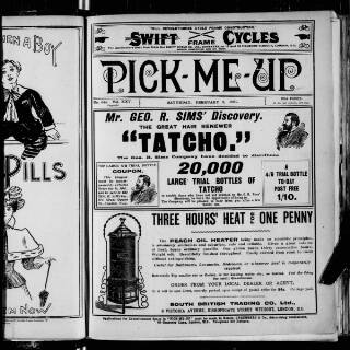 cover page of Pick-me-up published on February 2, 1901