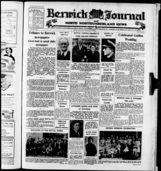 cover page of Illustrated Berwick Journal published on June 18, 1953