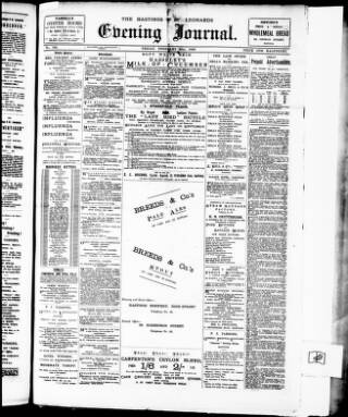 cover page of Evening Journal published on February 28, 1890