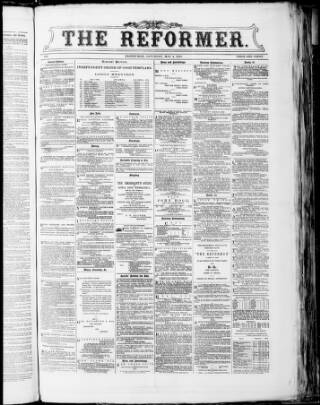 cover page of Reformer (Edinburgh) published on May 4, 1872