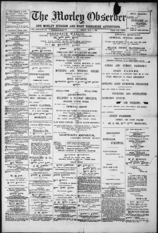 cover page of Morley Observer published on May 4, 1900