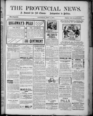 cover page of Provincial News (Lydney) published on May 7, 1910