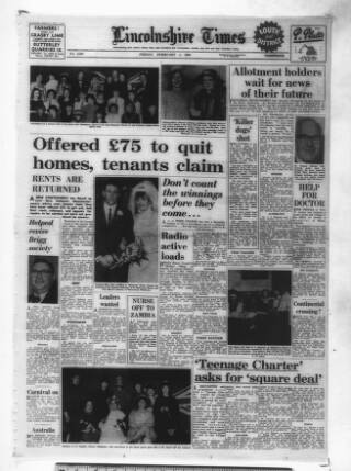 cover page of Hull Times published on February 2, 1968