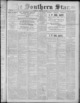 cover page of Southern Star (Skibbereen) published on February 2, 1901