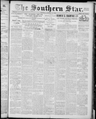 cover page of Southern Star (Skibbereen) published on October 5, 1901