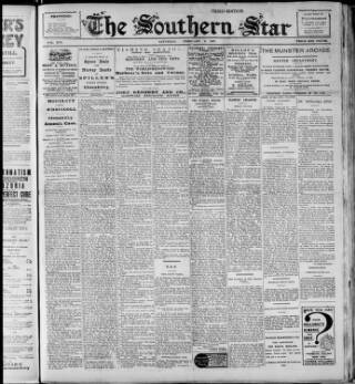 cover page of Southern Star (Skibbereen) published on February 2, 1907