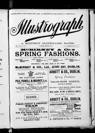 cover page of Illustrograph (Dublin) published on March 1, 1895