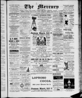 cover page of Hackney Mercury published on June 18, 1898