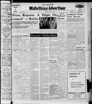 cover page of Peeblesshire Monthly Advertiser and Tweedside Journal published on June 18, 1948