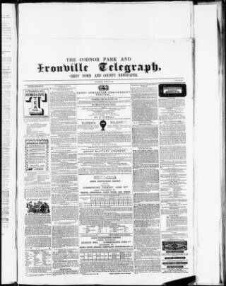 cover page of Codnor Park and Ironville Telegraph published on June 18, 1864