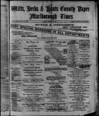 cover page of Marlborough Times published on February 2, 1912