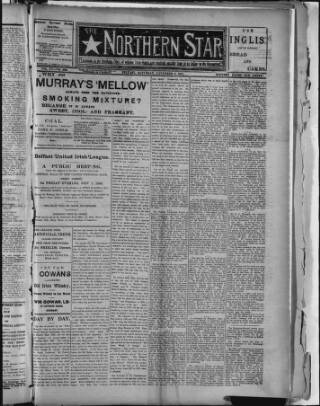 cover page of Northern Star (Belfast) published on November 2, 1901