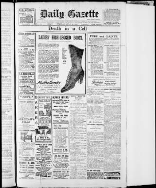 cover page of Islington Gazette published on June 18, 1918