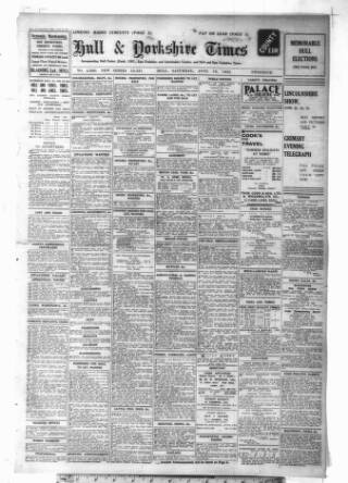 cover page of Hull and East Yorkshire Times published on June 18, 1932