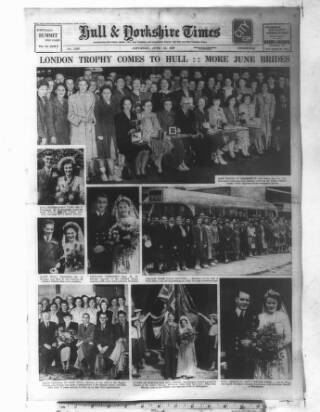 cover page of Hull and East Yorkshire Times published on June 18, 1949