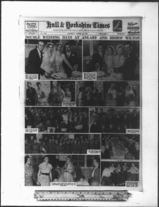 cover page of Hull and East Yorkshire Times published on March 19, 1955