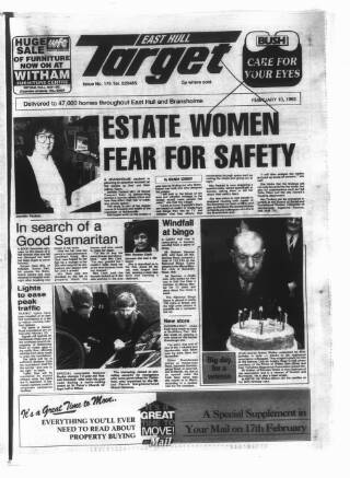 cover page of East Hull Target published on February 10, 1993