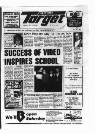 cover page of East Hull Target published on May 26, 1993