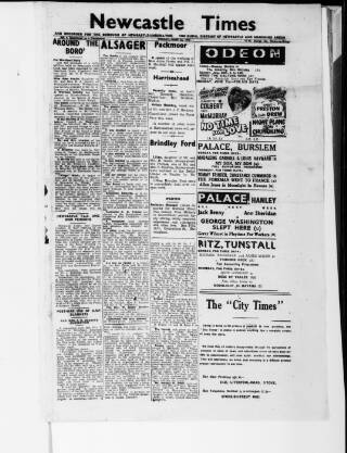 cover page of Newcastle-under-Lyme Times published on June 18, 1943