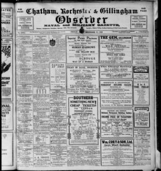 cover page of Chatham, Rochester and Brompton Observer published on December 17, 1926