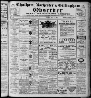 cover page of Chatham, Rochester and Brompton Observer published on May 4, 1928