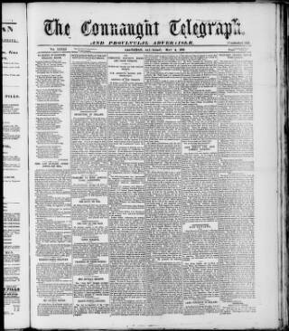 cover page of Connaught Telegraph published on May 4, 1901