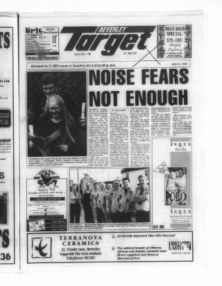 cover page of Beverley Target published on May 6, 1992
