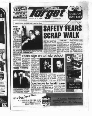 cover page of Haltemprice Target published on February 10, 1993