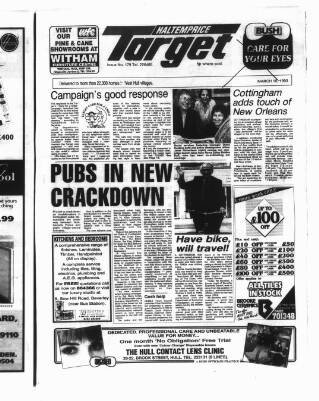 cover page of Haltemprice Target published on March 10, 1993