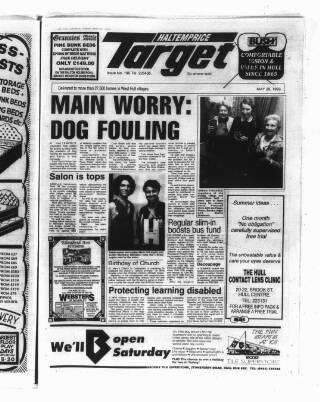 cover page of Haltemprice Target published on May 26, 1993