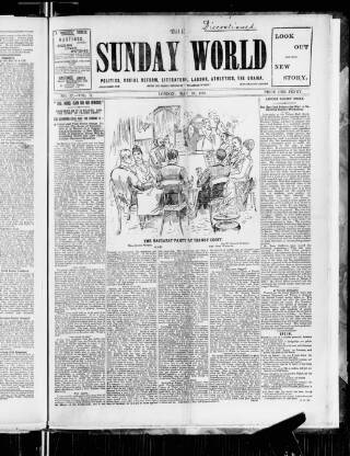 cover page of Democrat published on May 31, 1891