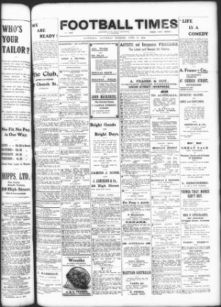 cover page of Highland News and Football Times published on June 18, 1910