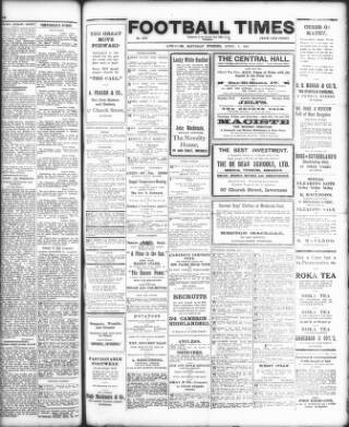 cover page of Highland News and Football Times published on April 1, 1916