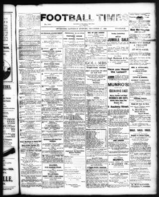 cover page of Highland News and Football Times published on December 17, 1921