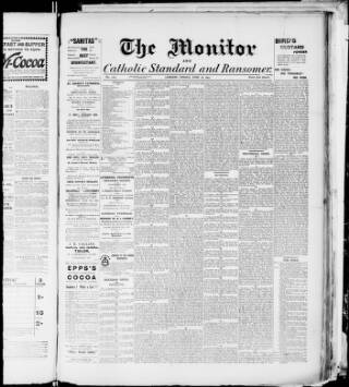 cover page of Monitor and New Era published on June 18, 1897