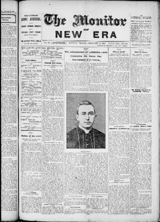 cover page of Monitor and New Era published on February 2, 1906