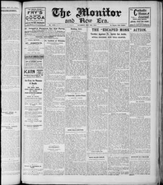 cover page of Monitor and New Era published on May 4, 1912