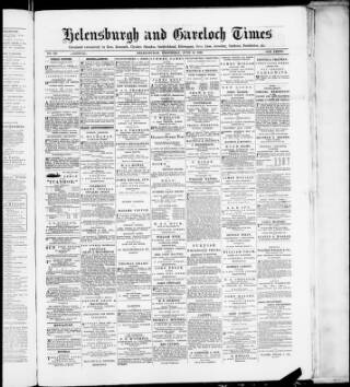 cover page of Helensburgh and Gareloch Times published on June 18, 1890