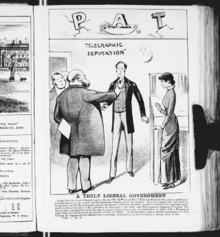 cover page of PAT (Dublin) published on March 19, 1881