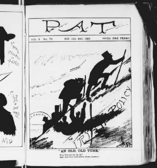 cover page of PAT (Dublin) published on May 13, 1882