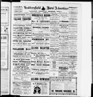 cover page of Huddersfield Boro' Advertiser published on June 18, 1915
