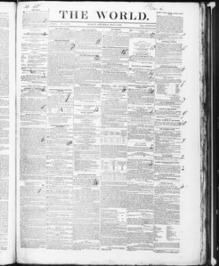 cover page of World (Dublin) published on May 4, 1844