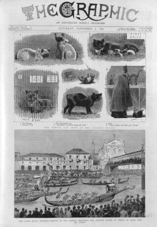 cover page of The Graphic published on November 2, 1889