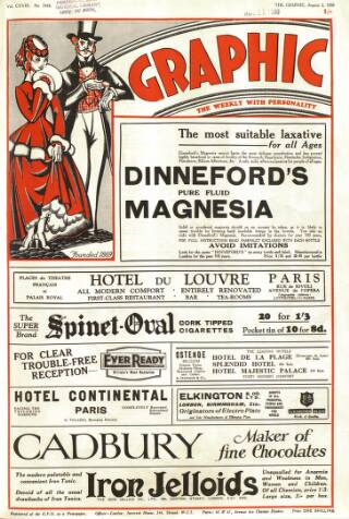 cover page of The Graphic published on August 2, 1930