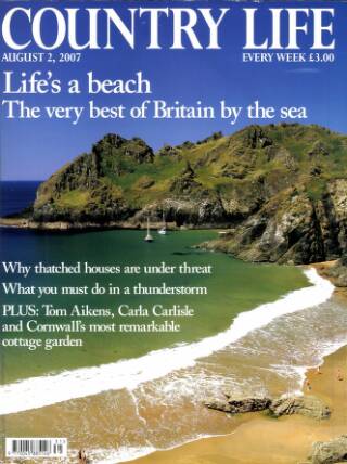 cover page of Country Life published on August 2, 2007