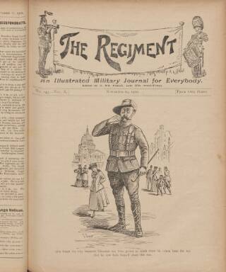 cover page of The Regiment published on November 24, 1900